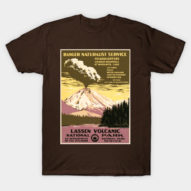 Lassen Volcanic National Park T-Shirt by MasterpieceCafe